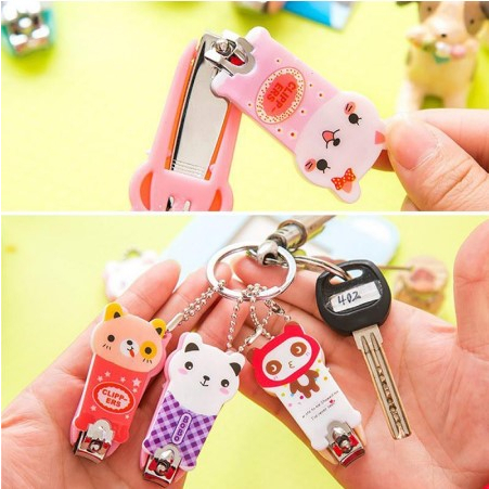 Gunting Kuku Karakter Lucu Anak Tajam Nail Clipper Manicure Pedicure Bisa Buat Souvenir Gantungan Kunci