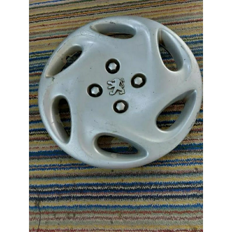 cover tutup velg dop wheel dop peugeot ring 14 original seken