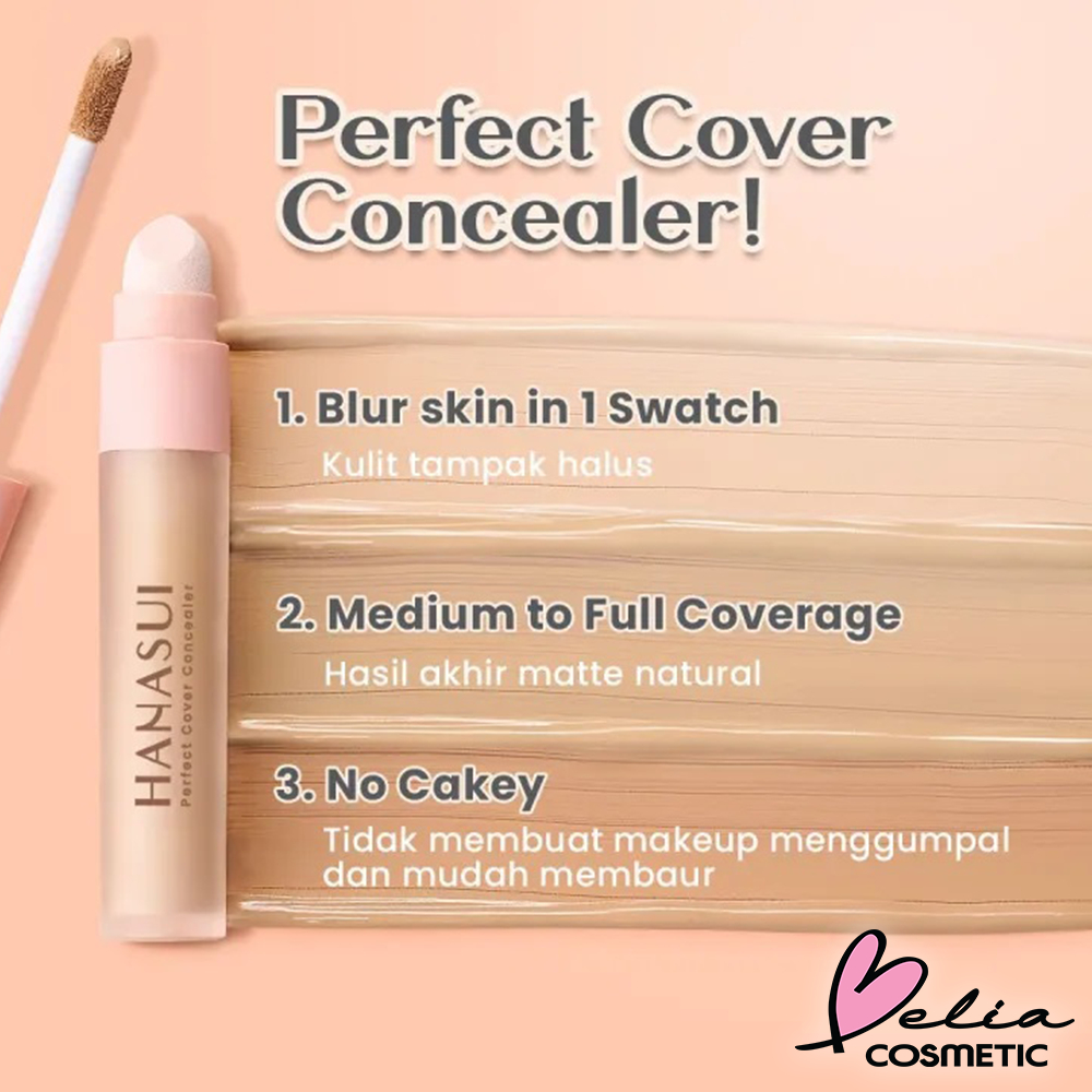 ❤ BELIA ❤ HANASUI Perfect cover concealer 4,5ml | Color Perfection | Weightless &amp; Buildable | Cover Blemish &amp; Dark Circle