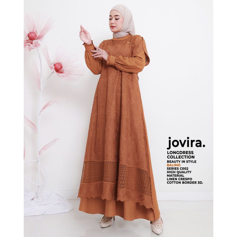 Gamis Dress wanita Terbaru Jovira long Dress by Balimo