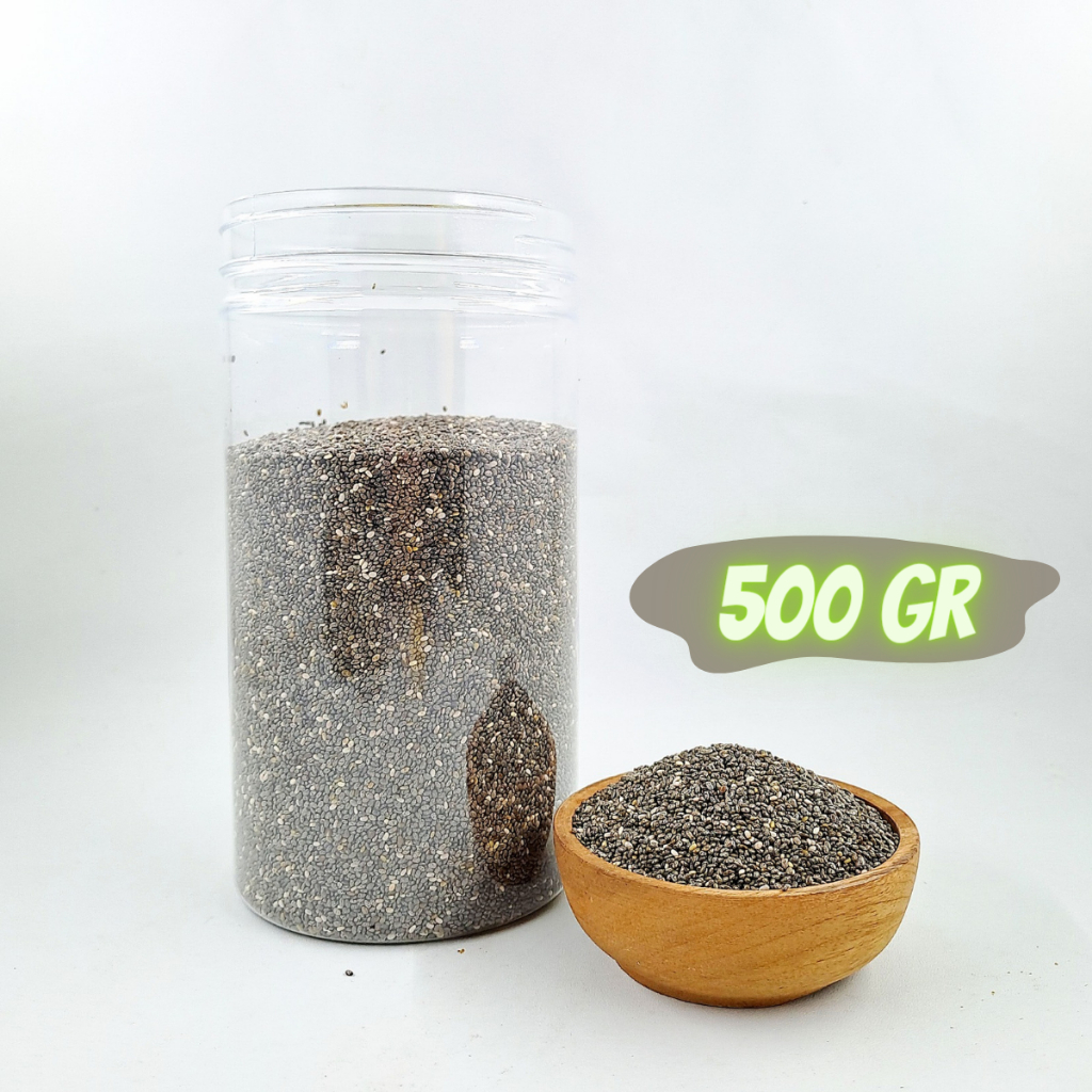 BIJI CHIA SEEDS 500 GRAM ORGANIK