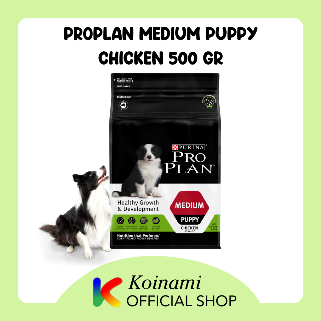 Proplan Medium Puppy Chicken 500 gr / Proplan Medium Puppy HEALTH GROWTH 500gr