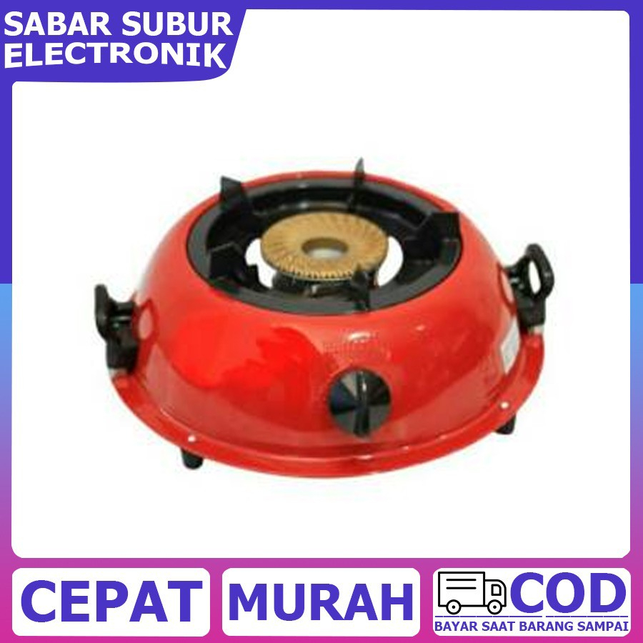 Butterfly 328CM/328CK Kompor Gas 1 tungku Bulat Burner Api Tornado