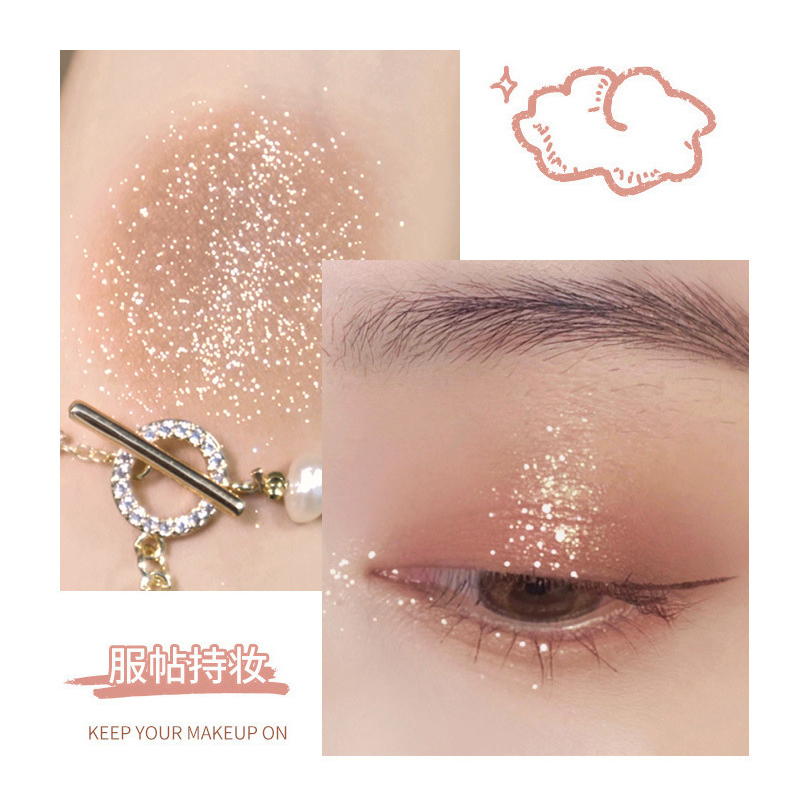 MKING Eye Shadow Eyeshadow Gliter Cream Shimmer Single Eyeshadow stik kosmetik wanita Waterproof makeup kecantikan premium