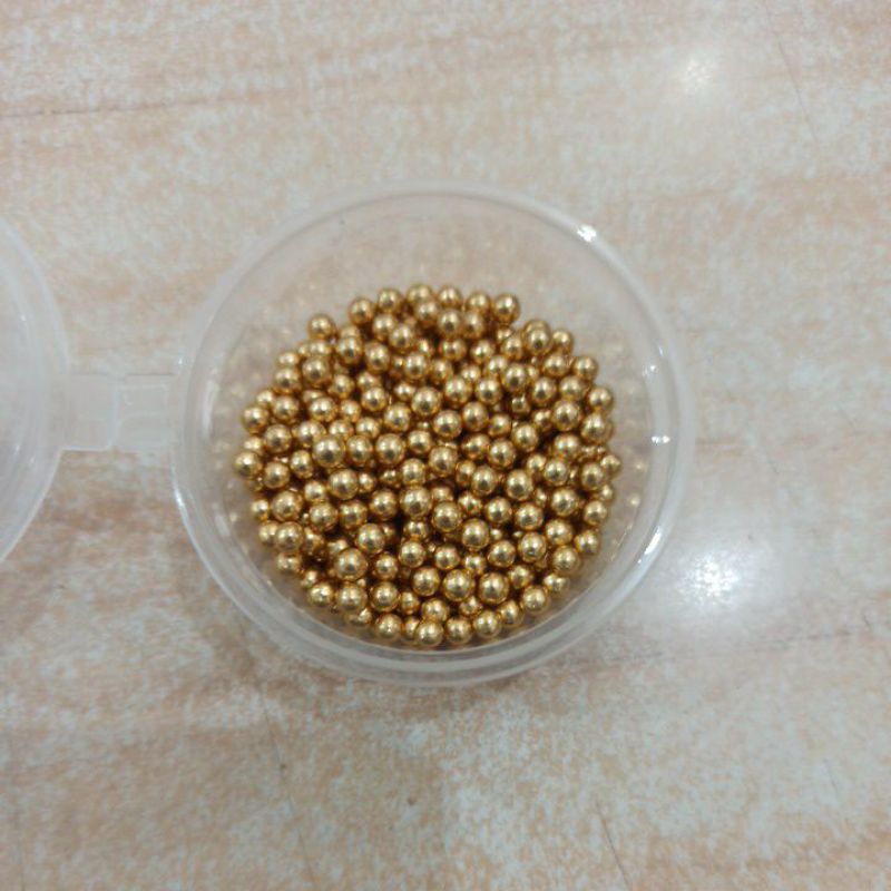 

Pearl Sprinkle Gold Cake Decoration 25 Gr Mini Sugar Dekor