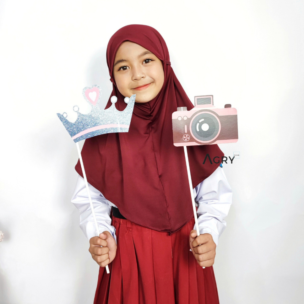 ᴀɢʀʏ Hijab Instan Tali Anak Jersey | Khalisa