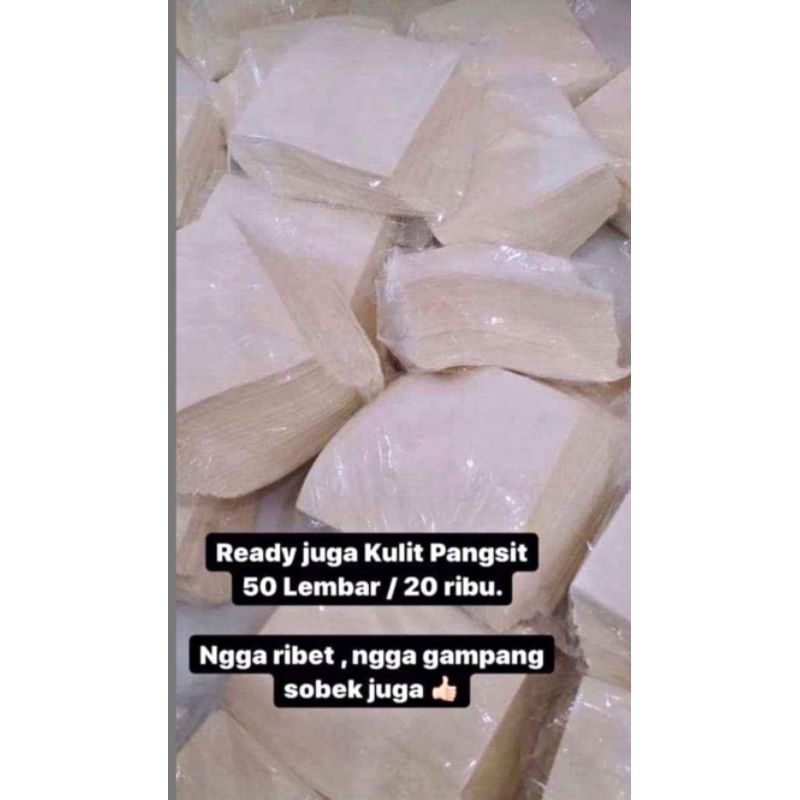 

PANGSIT KOTAK uk 9cm isi 50lembar
