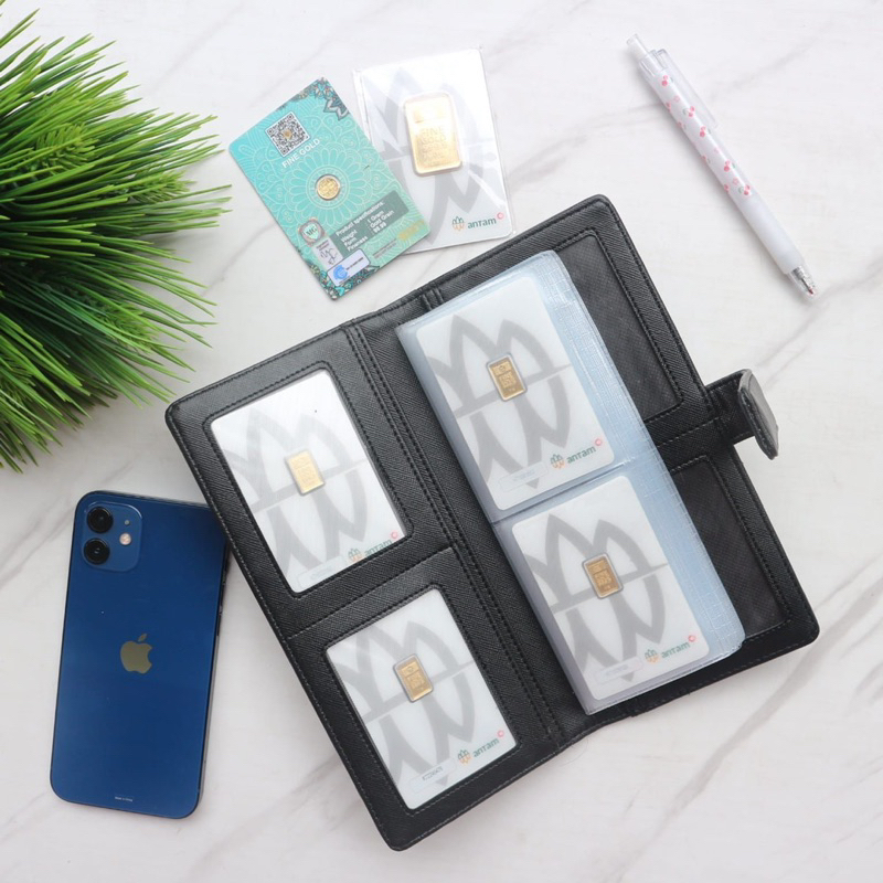 Dompet vol 1 Yume Project dompet LM emas atau card holder