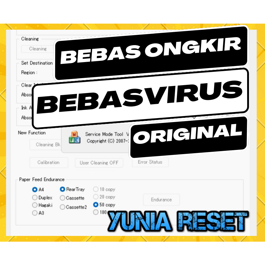 Resetter Canon G1000 Resetter Canon G2000 Resetter Canon G3000 Resetter Canon G4000  UNLIMITED BANYA