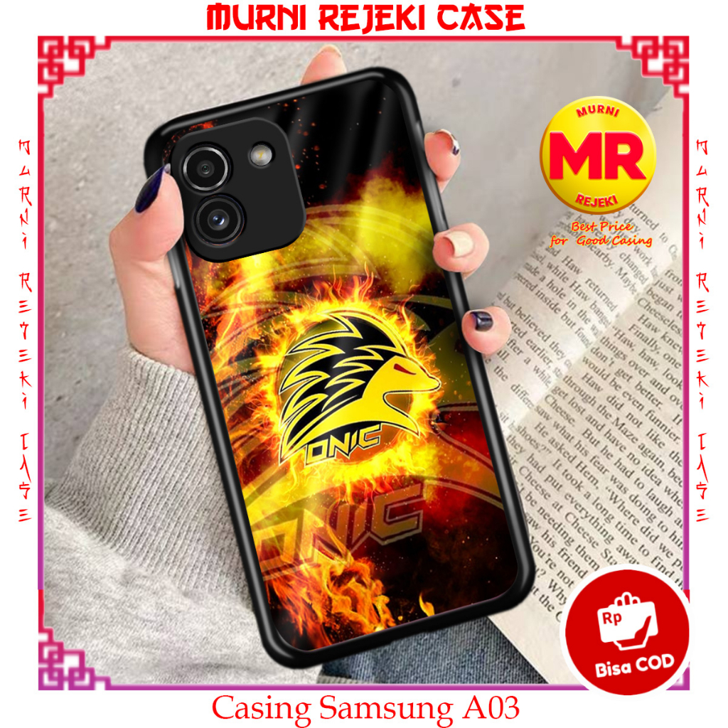 Casing Hp Samsung A03 Case Samsung A03 Motif ONICE002 Case lucu Casing Samsung Case Anime Softcase H