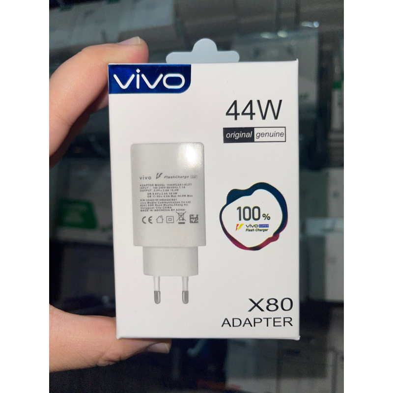 Batok Charger Vivo X80 44w 1usb adapter Charger Vivo X80 44w