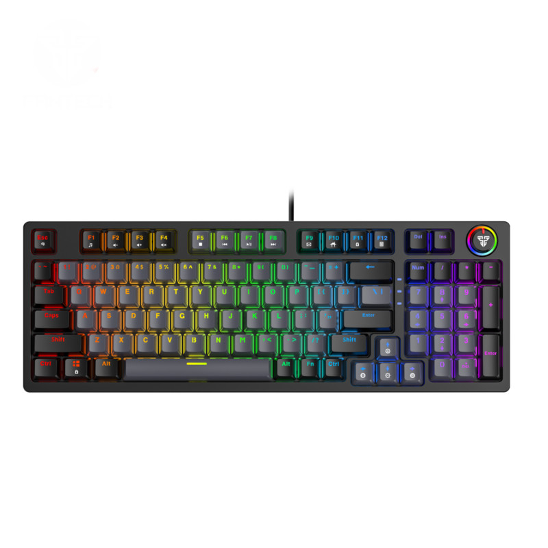 Fantech Atom96 MK890 RGB Gaming Mechanical Keyboard Full Size - Gray