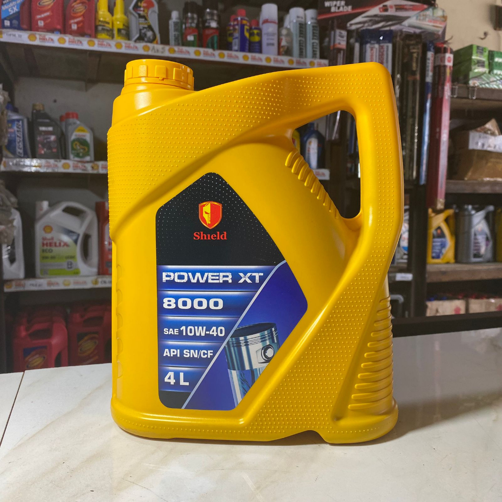 OLI MESIN MOBIL SHIELD POWER XT 8000 SAE 10W-40 SN/CF 4L