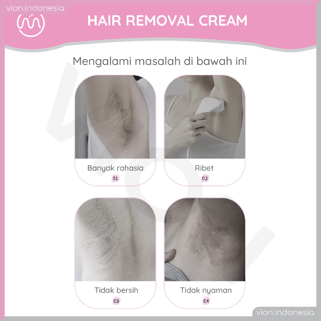 KACHI - MINIPINK Hair Removal Senana Hair Removal Cream Perontok Penghilang Bulu Rambut SN005 MP019