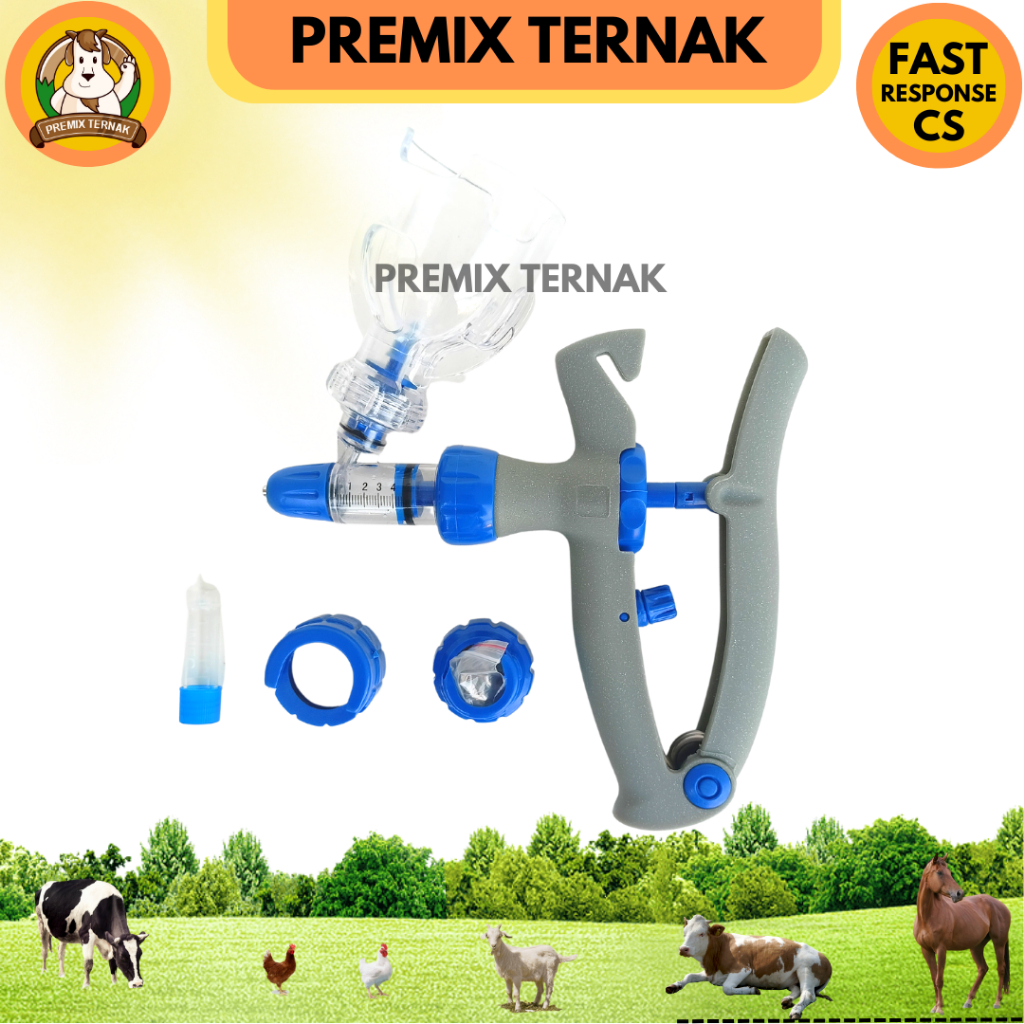 ALAT SUNTIK OTOMATIS 5ml - Continuous Syringe Injector - Alat Suntik Otomatis Kambing Sapi Domba Kerbau Kuda Ayam Bebek