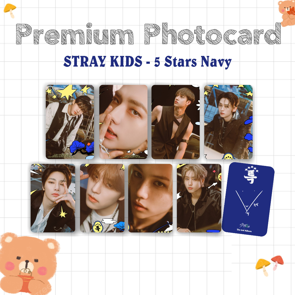 PC PHOTOCARD PREMIUM STRAY KIDS - MANIAC - YOUR EYES - CIRCUS - 5 stars