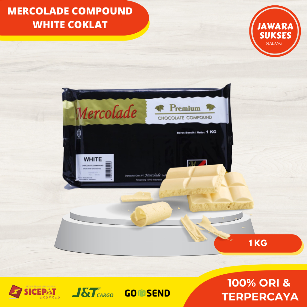 

[1 KG] Mercolade White Chocolate | Mercolade Coklat Putih