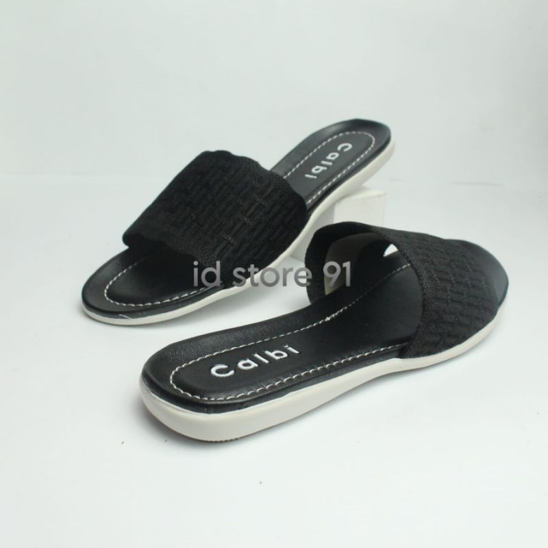 Sandal Slop Wanita Rajut