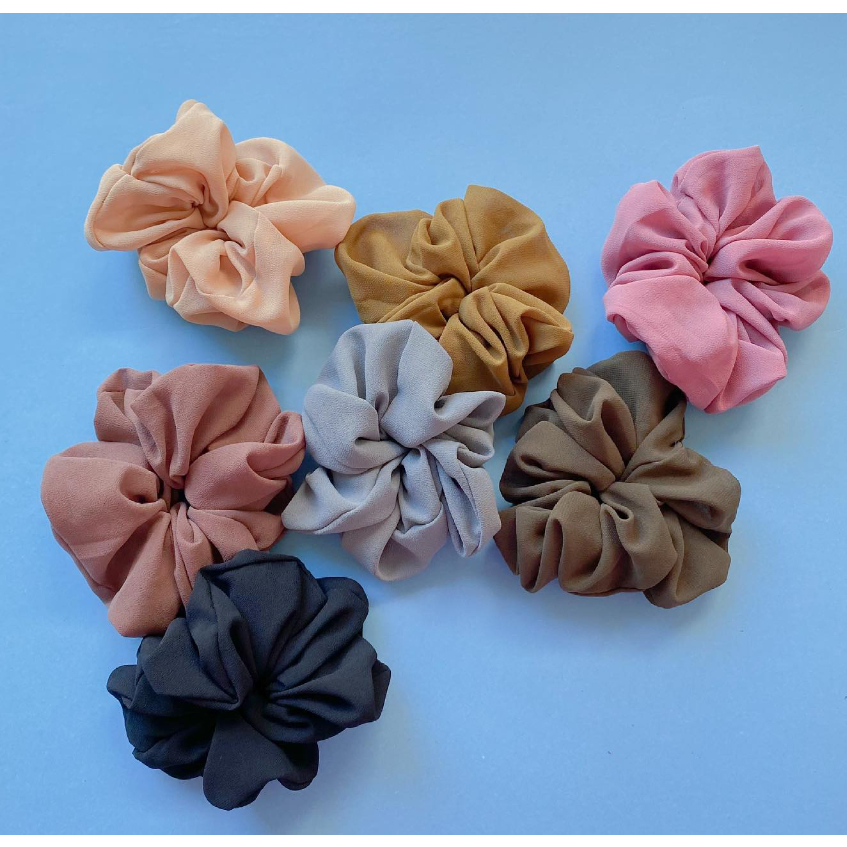 SCRUNCHIE / IKAT RAMBUT SCRUNCI / IKAT RAMBUT / CEPOL /SRUNCHIE CEPOL RAMBUT JUMBO