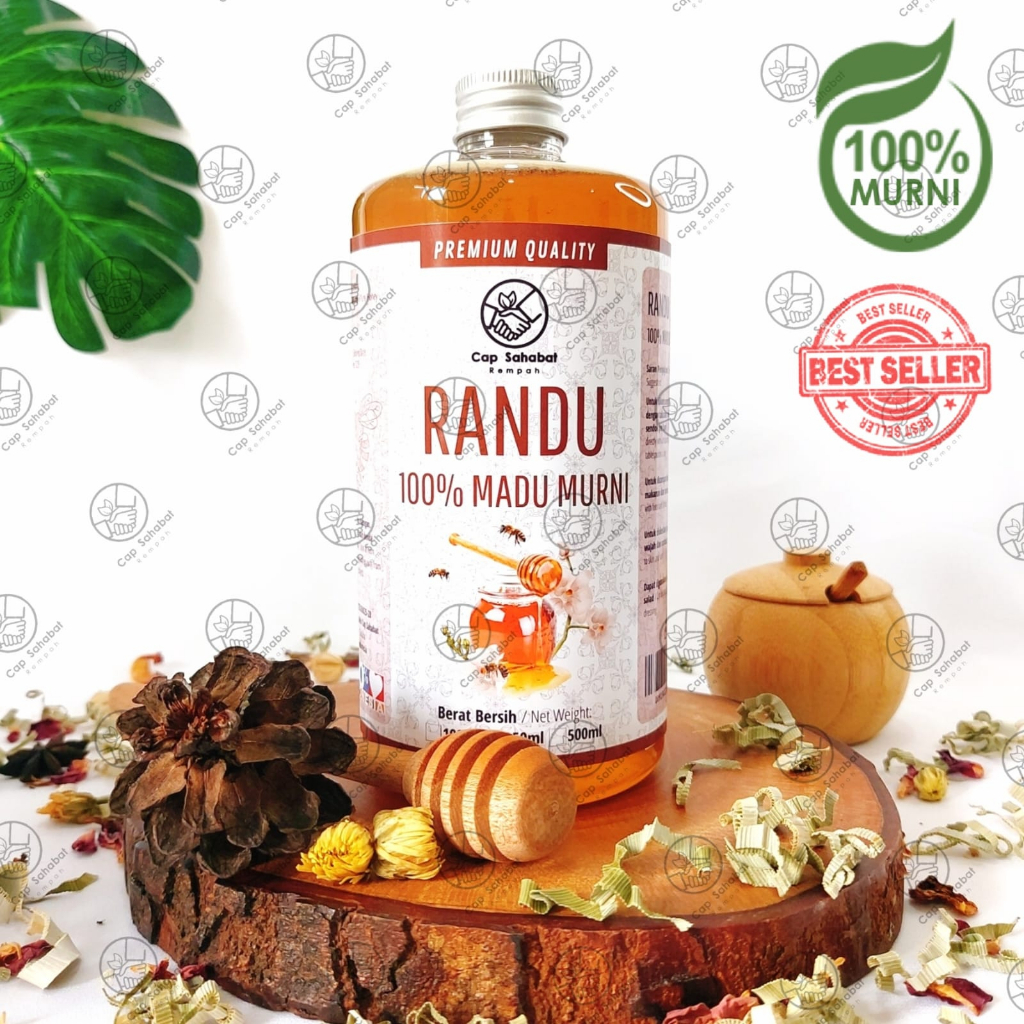 675gr Madu Hutan Murni / 500ml Madu Hutan Murni / Pure Forest Honey / Multiflora / Randu / 100% PREMIUM QUALITY
