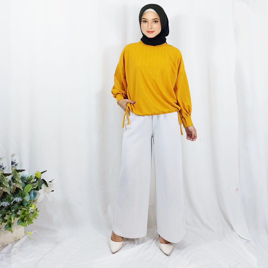 KINASIH BLOUSE KNIT SERAT RAJUT PREMIUM ATASAN WANITA GL FASHION