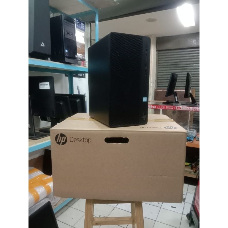 PC HP 280 G4 MT I5 GENERASI 9 RAM 16 GB SSD 256 GB LENGKAP BOX SIAP PAKAI