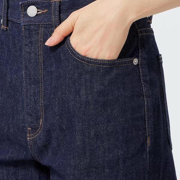 GU Uniqlo Straight High Jeans