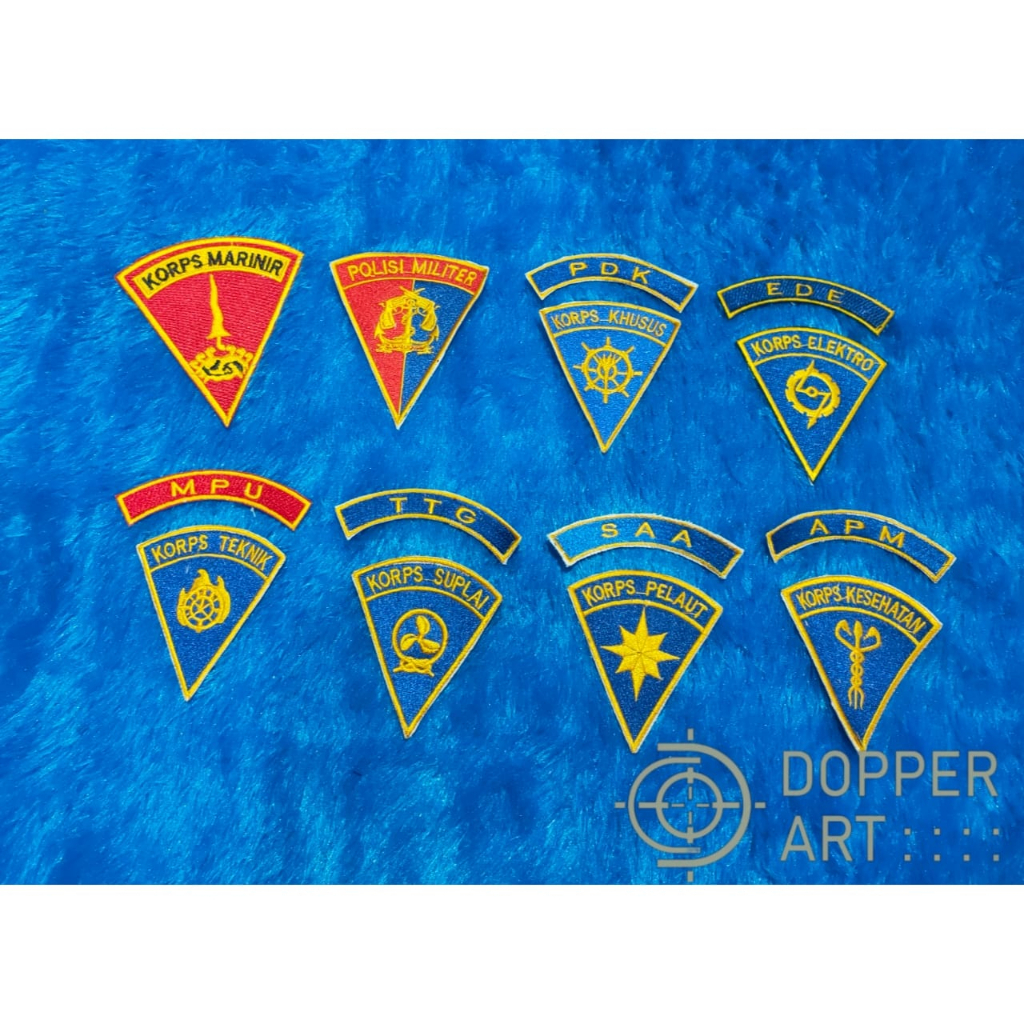 ATRIBUT PDH TNI AL/KORPS PDH TNI AL/KEJURUAN TNI AL/LOKASI SATUAN TNI AL/LAMBANG SATUAN TNI AL