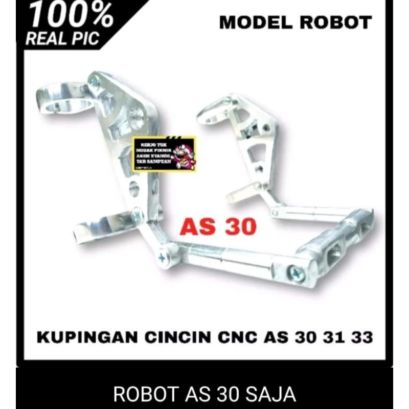 Breket Pangkoan Lampu Depan Kupingan Cincin Cnc Model Robot As 31 Kualitas Terbaik