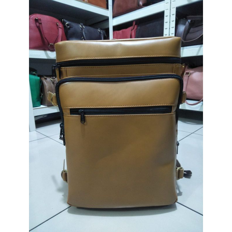 ransel pria/ransel kulit asli/ransel sukaregang kulit