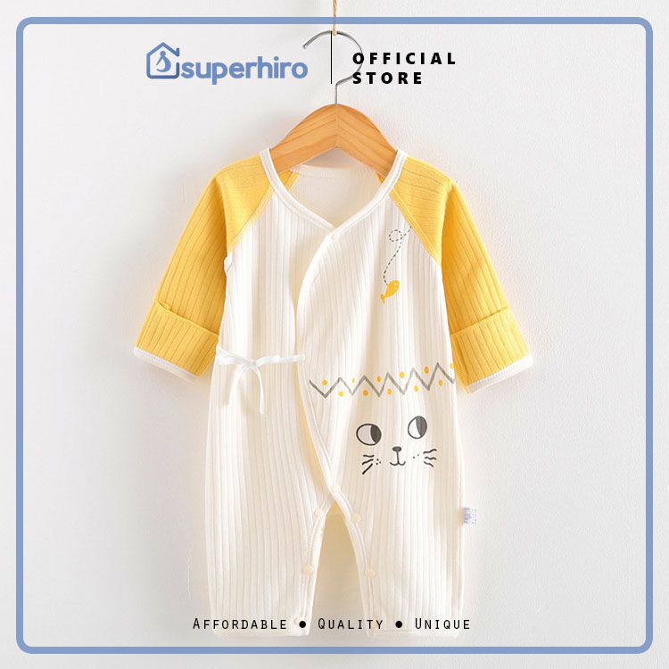 Baju Tidur Piyama TIdur Panjang Bayi Newborn Jumpsuit Jumper Hangat