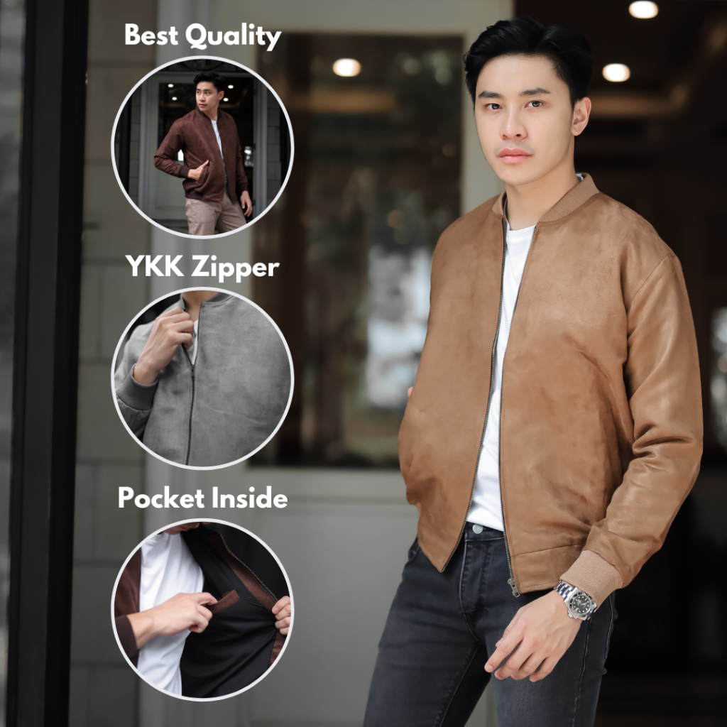 Jaket Suede Malvin Libra Original Brand