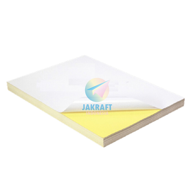 

(50 Lembar) Kertas Stiker Sticker Glossy Chromo Bontax Art Paper A4 ARTOS Anti Air Berkualitas