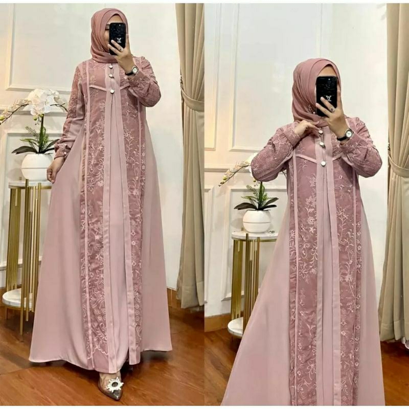 Gamora dress wanita / gamis wanita kekinian terbaru