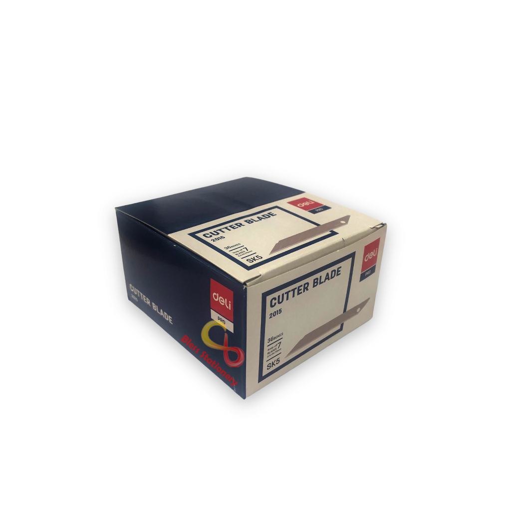 

HJK isi cutter 30 derajat DELI isi ulang cuter runcing refill cutter blade 30 degree isi silet