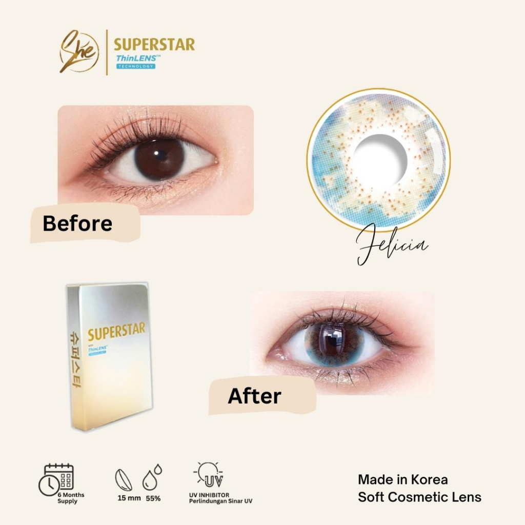 Superstar Felicia lensa warna softlens premium