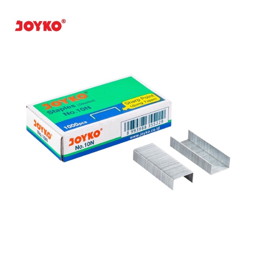 

Staples Isi Stapler Refill Stapler Joyko No. 10-1M per 1 Box 1000 Pcs Kecil 4.9