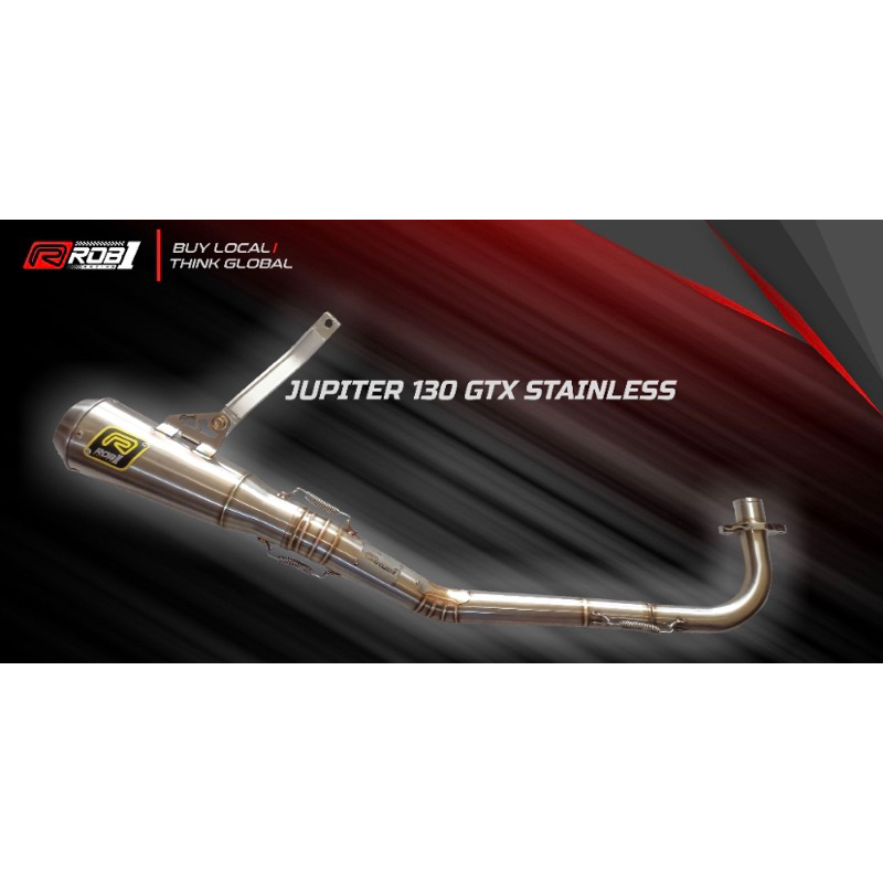 Knalpot ROB1 Racing Jupiter 130 GTX Silencer Panjang