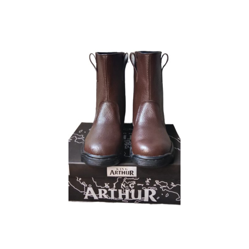 KING ARTHUR SAFETY SHOES 100% DI BUAT DENGAN KULIT SAPI ASLI