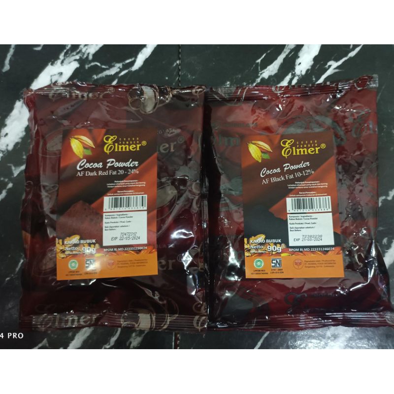 

ELMER AFRICAN COCOA POWDER 90GR/ bubuk coklat/ black/ red tepung coklat