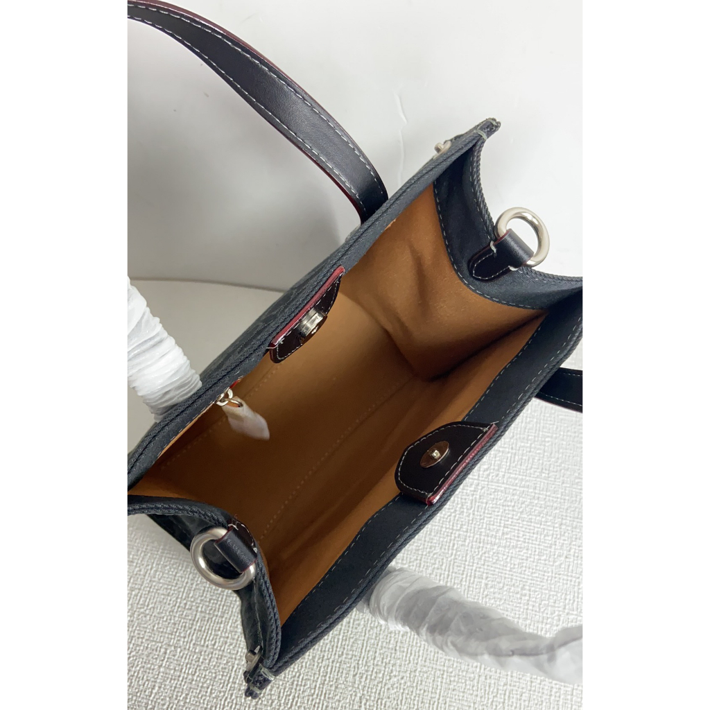 Coach cg091 Original Chambray Chambray Youth Butot Bag TOTE22 Small Crossbody Bag Handbag Shoulder Bag  ttb 091