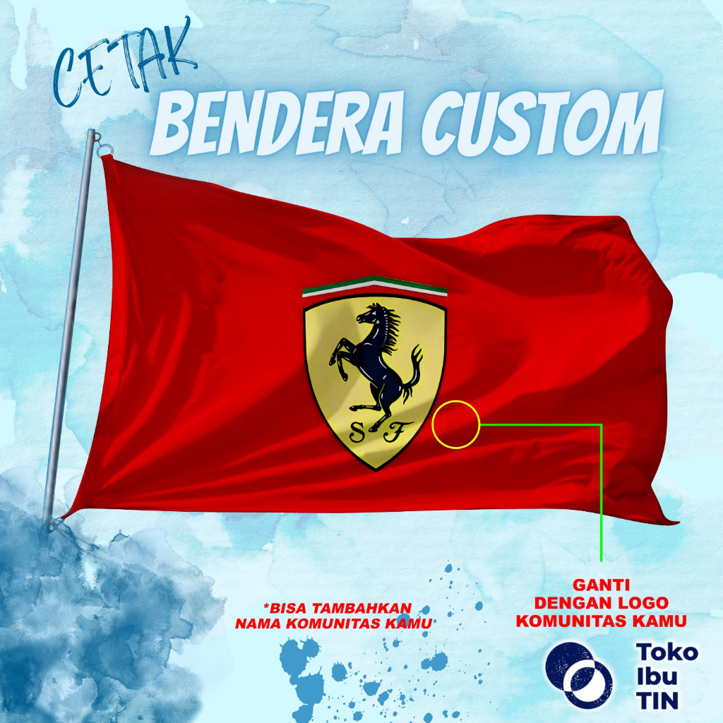 Bendera Giant Flag Besar Custom Untuk Komunitas, Suporter, Atau Organisasi