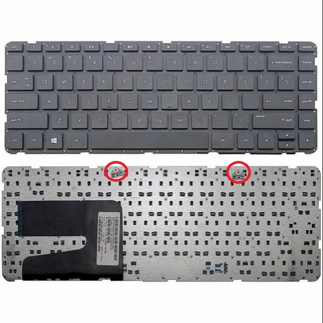 KEYBOARD HP 14-D 14-R 14-G 14-E 14-R017TX R018TX R018TU R019TX R201TX R202TX R203TU R204TU BLACK NO FRAME