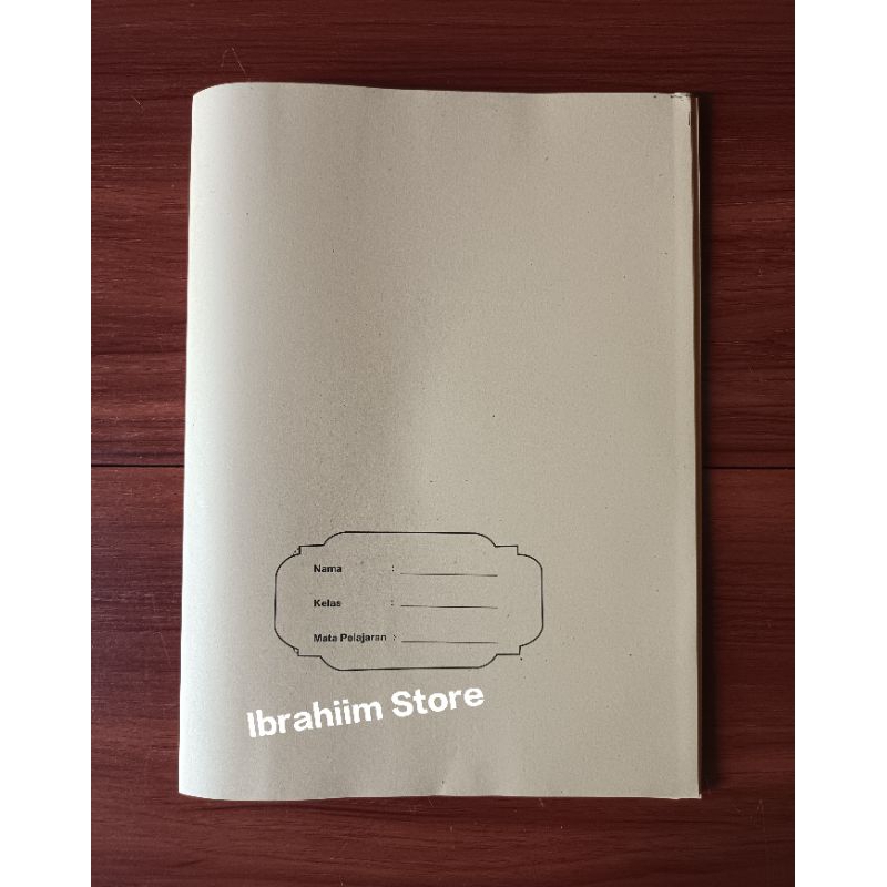 (ISI 20 PCS) SAMPUL BUKU TULIS COKLAT / SAMPUL BUKU COKLAT MURAH