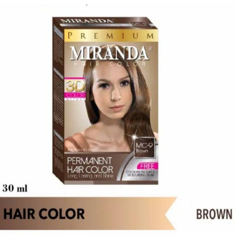 Original Cat Rambut Miranda Hair Color Coklat / Brown (MC-9)