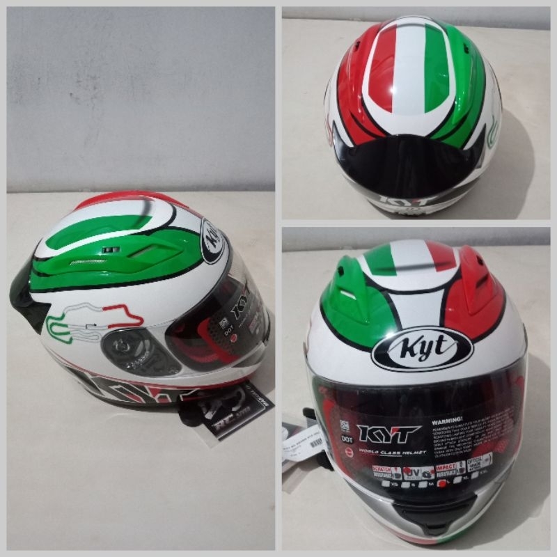 Helm KYT RC seven RC7 motif helm kyt motif helm motif L single visor helm full face