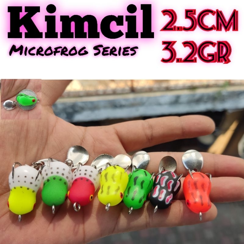 Micro Frog Kimcil Lure Soft Rog Pemburu Gabus