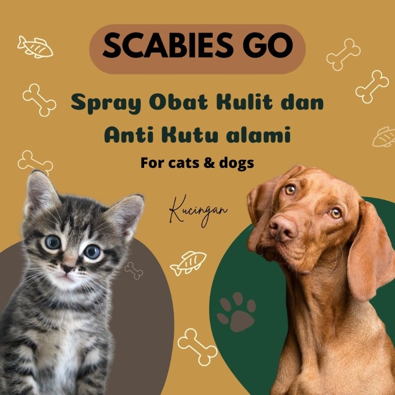 SCABIES GO Obat Anti Scabies Gudik Koreng Kucing Herbal