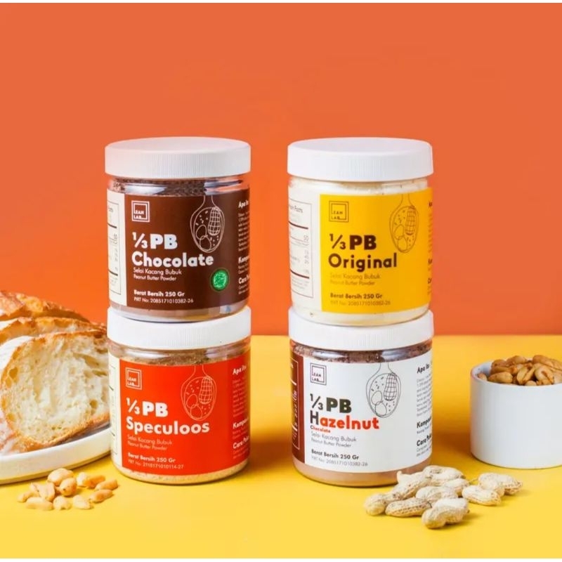 Lean Lab 1/3 PB Selai Kacang Bubuk peanut butter Powder