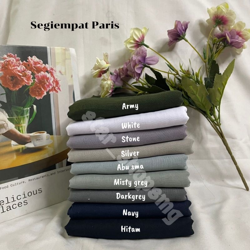 10pc PARIS JADUL SEGIEMPAT (Bisa pilih warna)